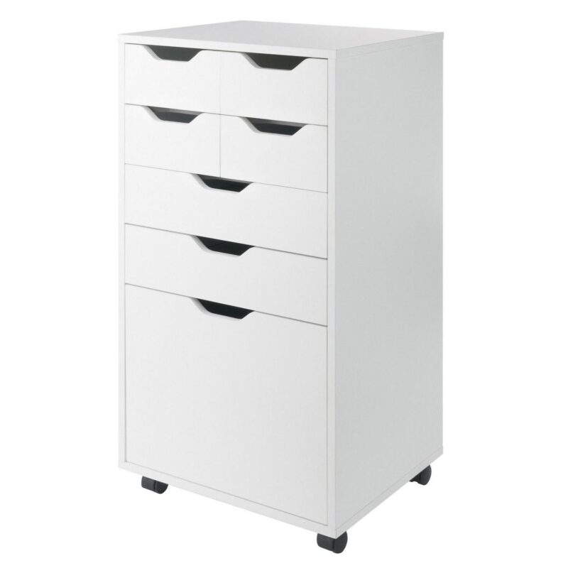 Winsome Wood Halifax White 6 -Drawer 19.21-Inches File Cabinet - Image 2