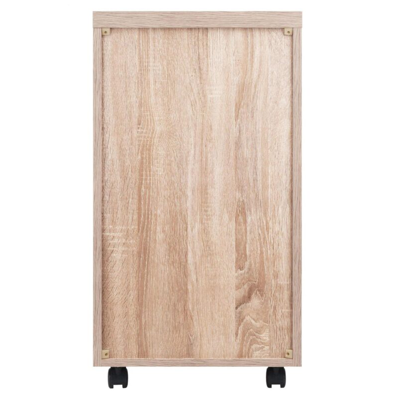 Winsome Wood Kenner Reclaimed wood and white Office Cabinet - Image 5