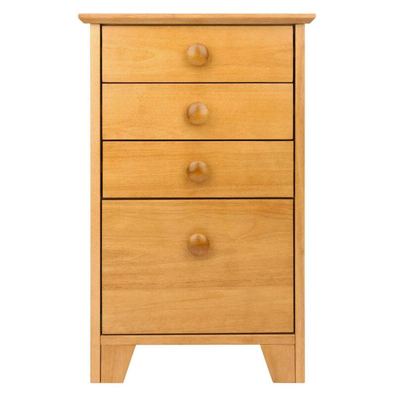 Winsome Wood Studio Honey 4 -Drawer 18.27-Inches File Cabinet - Image 3