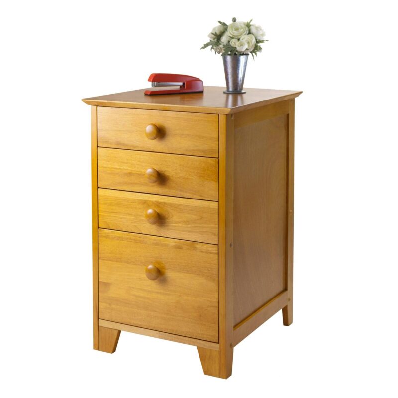 Winsome Wood Studio Honey 4 -Drawer 18.27-Inches File Cabinet - Image 6