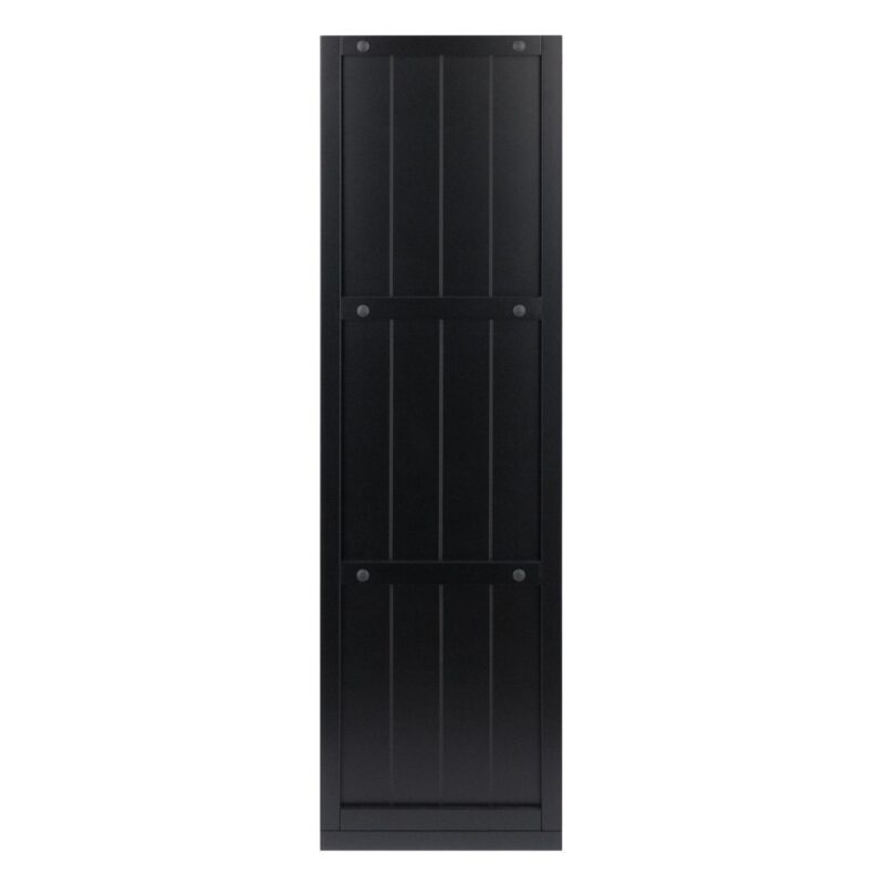 Winsome Wood Timothy Black/Chocolate MDF 9 -Shelf Bookcase ( 37.76-Inches W x 40.08-Inches H x 11.81-Inches D ) Painted - Image 3