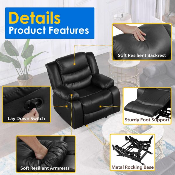 prilinex Black Faux 1d91801498cb42a38cf5e1b6d0d77a82