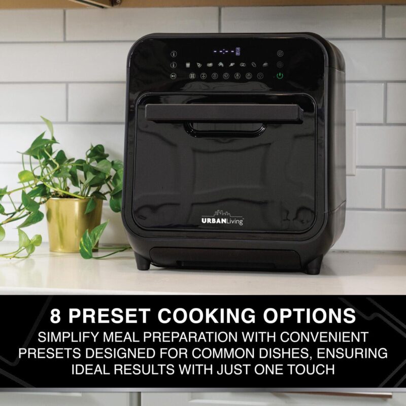 15.9-qt. 3-in-1 Air Fryer Oven with Steam, in Black - Image 5