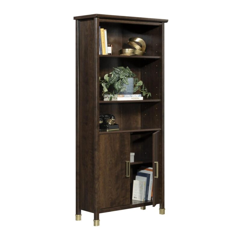 1934 Collection, by SauderBookcase with Doors, Deco Cherry Finish - Image 13