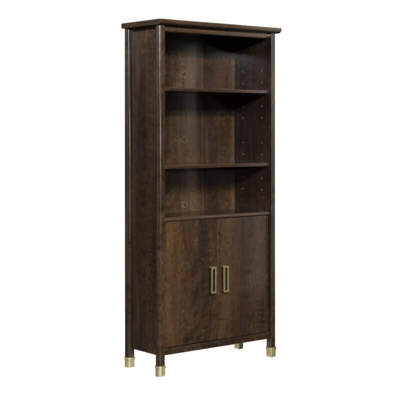 1934 Collection, by SauderBookcase with Doors, Deco Cherry Finish - Image 11