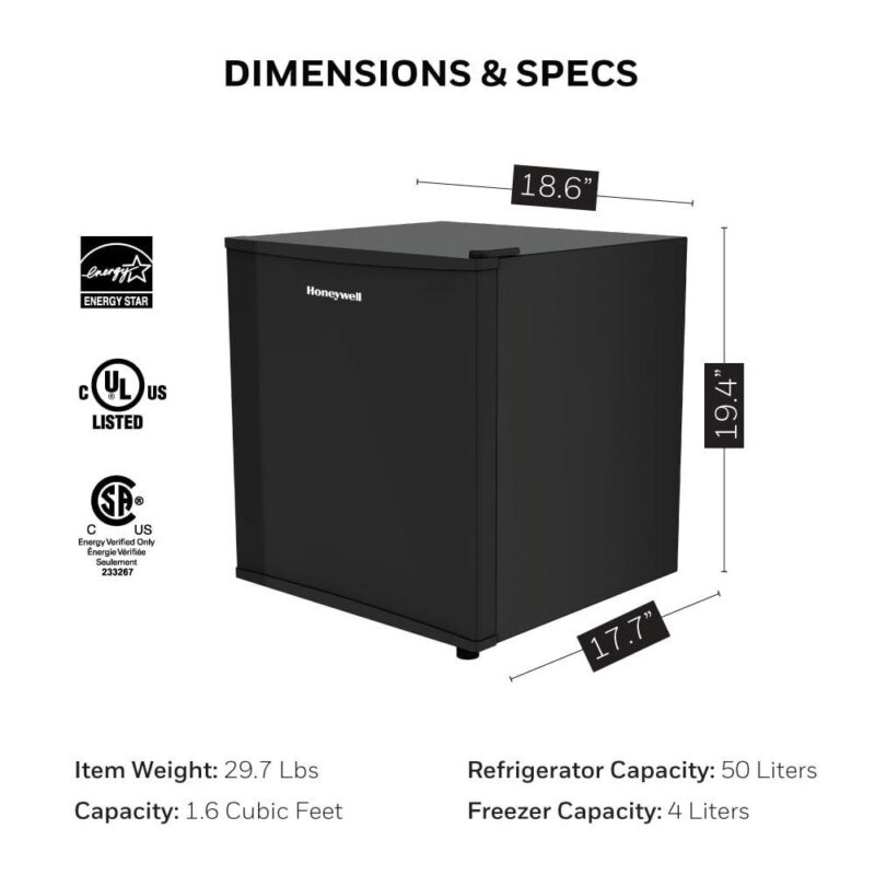 1.6 cubic feet compact refrigerator - Image 6