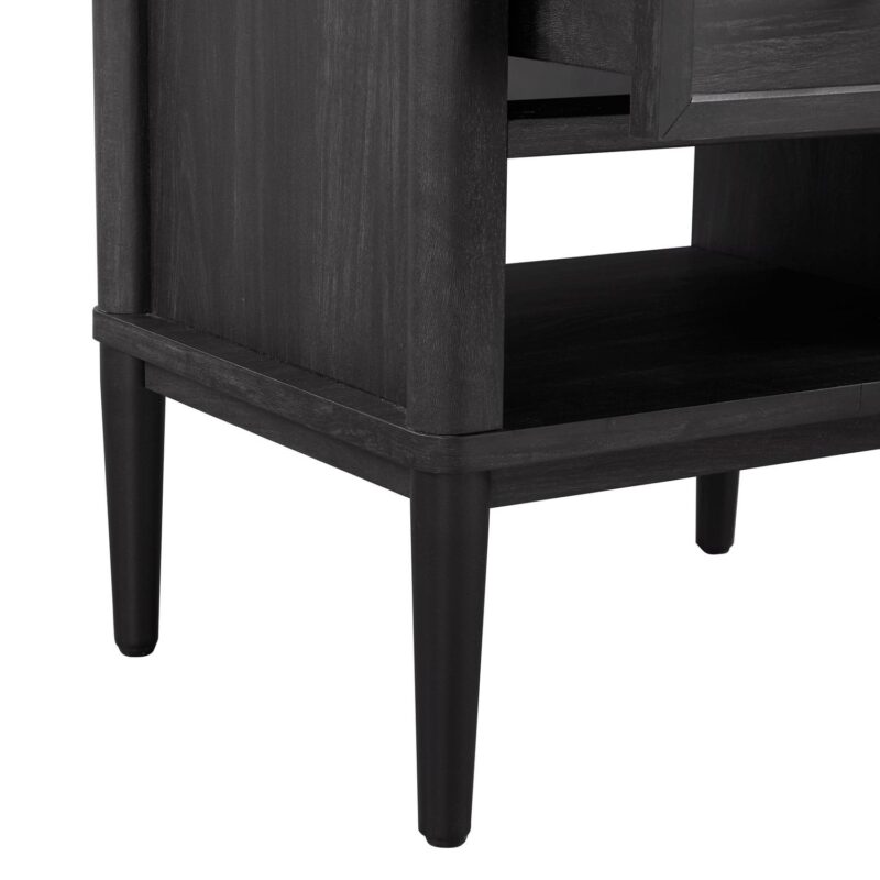 (2 pack) Better Homes and Gardens Oaklee 2-Drawer Nightstand, Charcoal Finish - Image 9