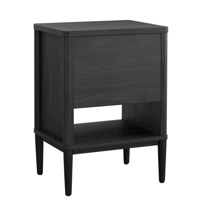 (2 pack) Better Homes and Gardens Oaklee 2-Drawer Nightstand, Charcoal Finish - Image 6