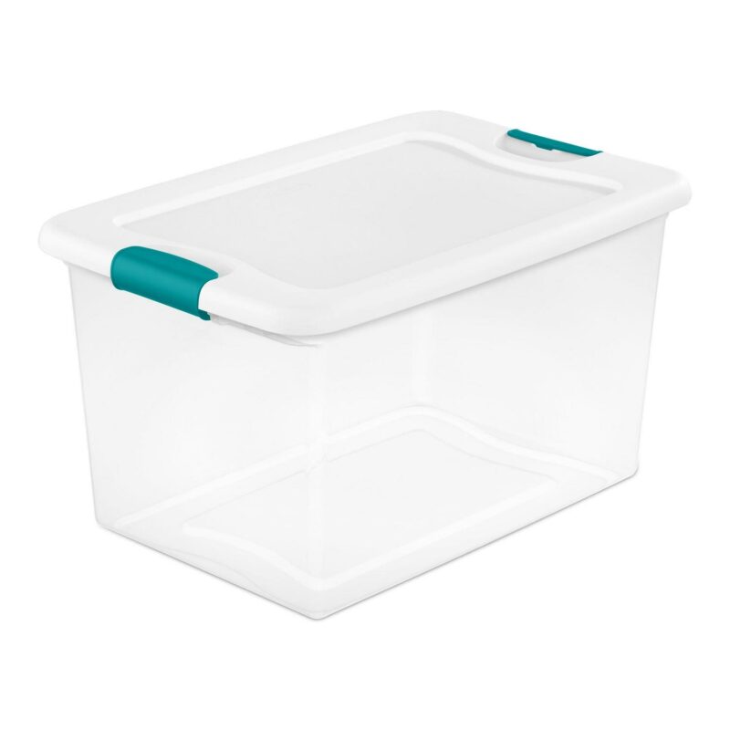 (2 pack) Sterilite 64 Qt. Latching Box Plastic, White, Set of 6 - Image 3