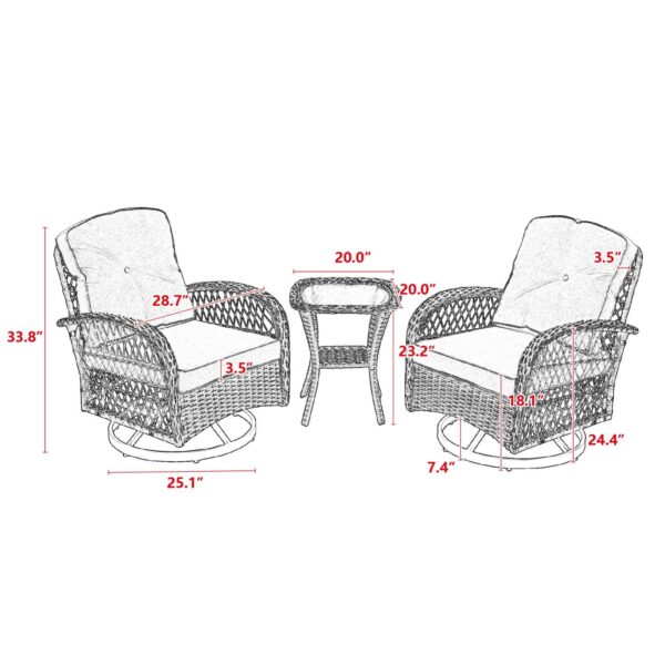 3 Pieces Patio Furni 514892f68aa58754f6f1f06b51ff39a4