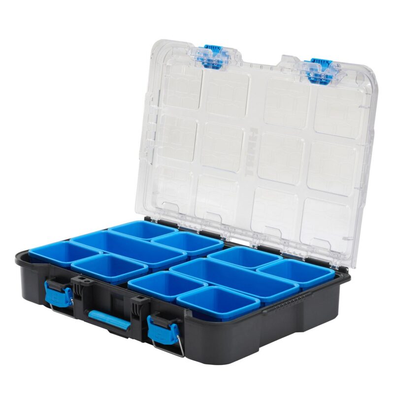 (3 pack) HART Stack System, Mobile Tool Storage and Organization, Black and Blue - Image 12