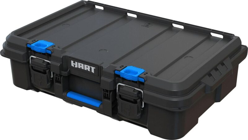 (3 pack) HART Stack System Tool Box with Small Blue Organizer and Dividers, Fits HART's Modular Storage System - Image 3