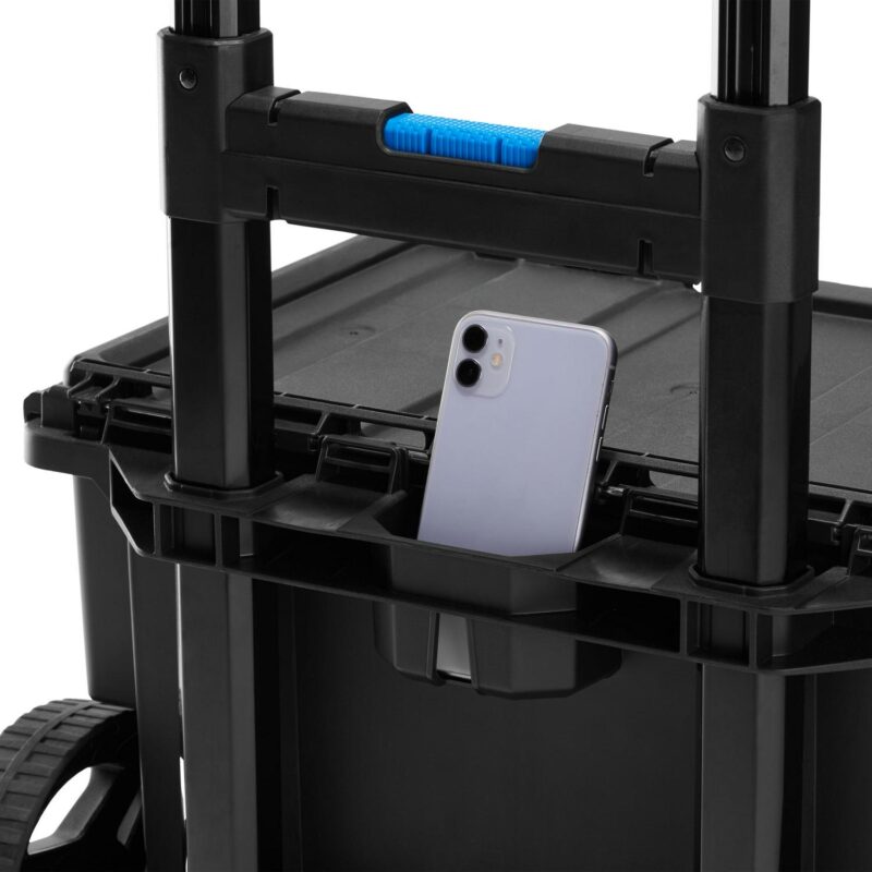 (3 pack) HART Stack System, Mobile Tool Storage and Organization, Black and Blue - Image 6