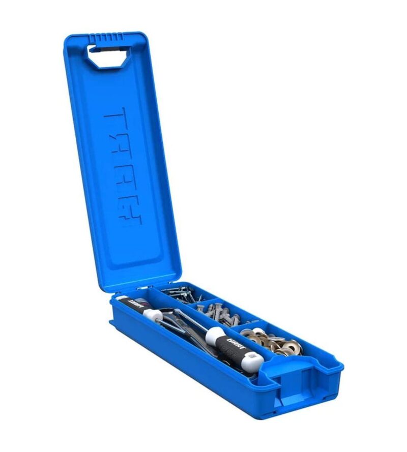 (3 pack) HART Stack System Tool Box with Small Blue Organizer and Dividers, Fits HART's Modular Storage System - Image 9