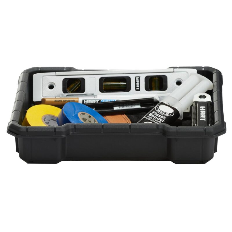 (3 pack) HART Stack System, Mobile Tool Storage and Organization, Black and Blue - Image 19