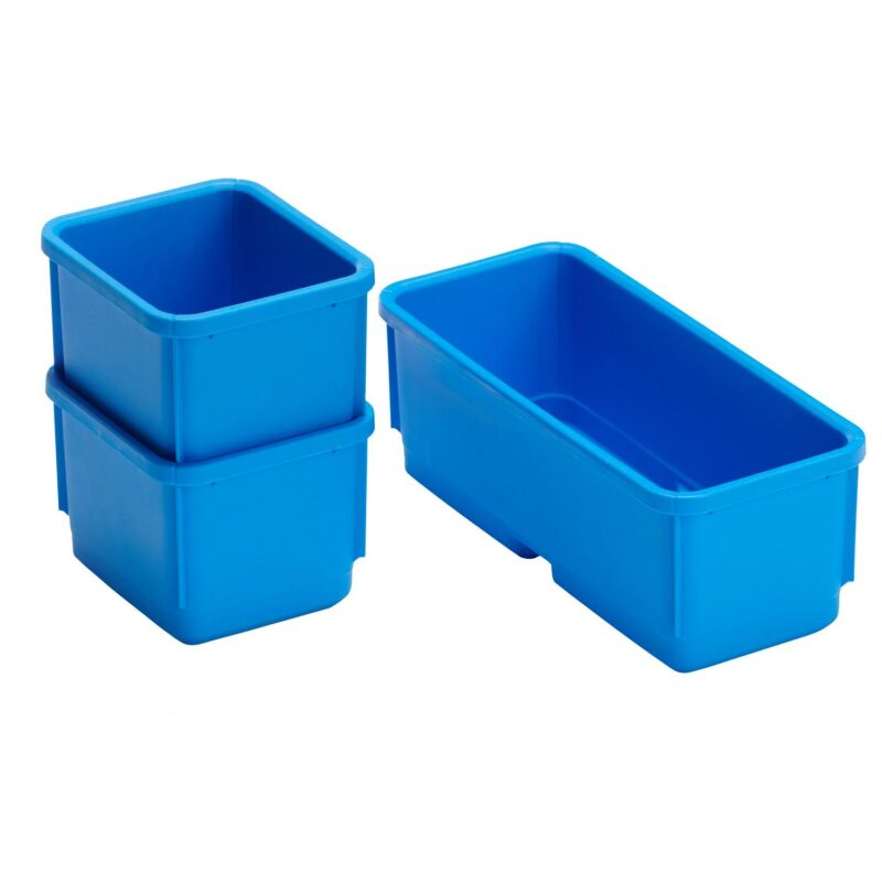 (3 pack) HART Stack System, Mobile Tool Storage and Organization, Black and Blue - Image 15