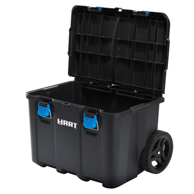 (3 pack) HART Stack System, Mobile Tool Storage and Organization, Black and Blue - Image 24