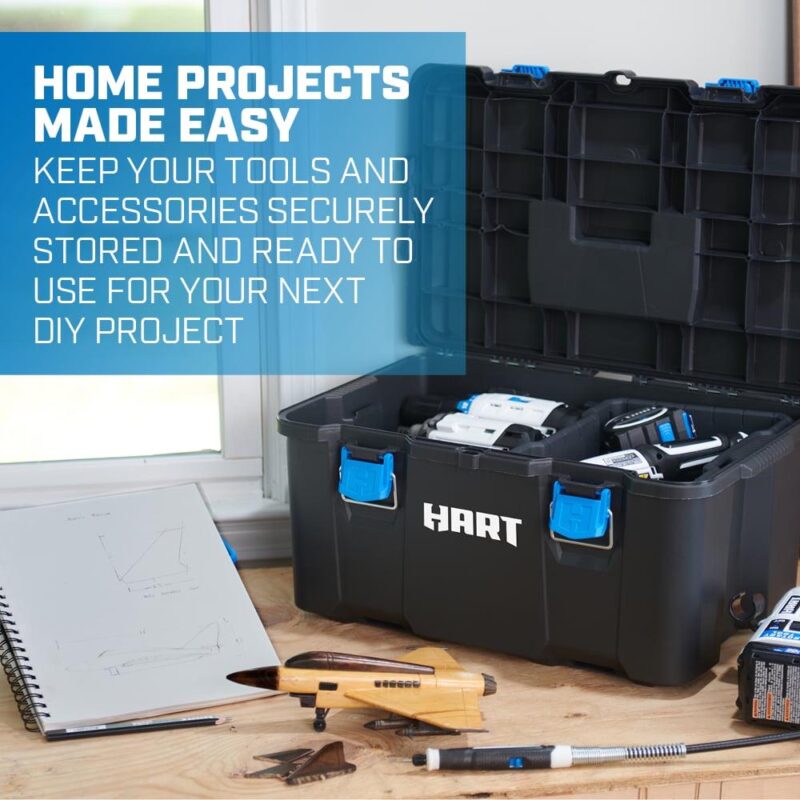 (3 pack) HART Stack System 21 Inch Tool Box, Fits Modular Storage System - Image 3