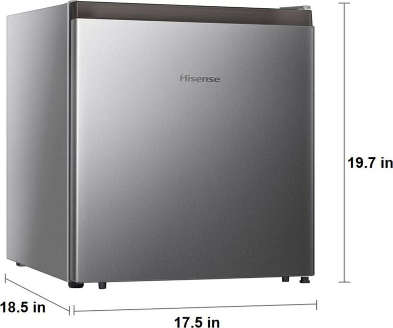 (3 pack) Hisense 1.6 Cu Ft Single Door Mini Fridge, Silver, Energy Star, 1 Year Warranty, WMS017M6XVE New - Image 20