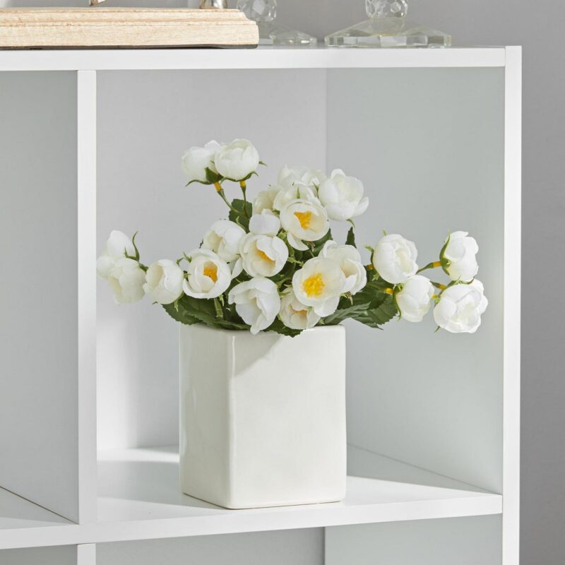(3 pack) Mainstays 11  6-Cube Storage Organizer, White - Image 7