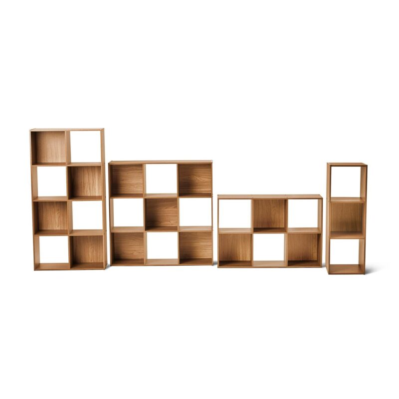 (3 pack) Mainstays 11  6-Cube Storage Organizer, Warm Walnut - Image 10