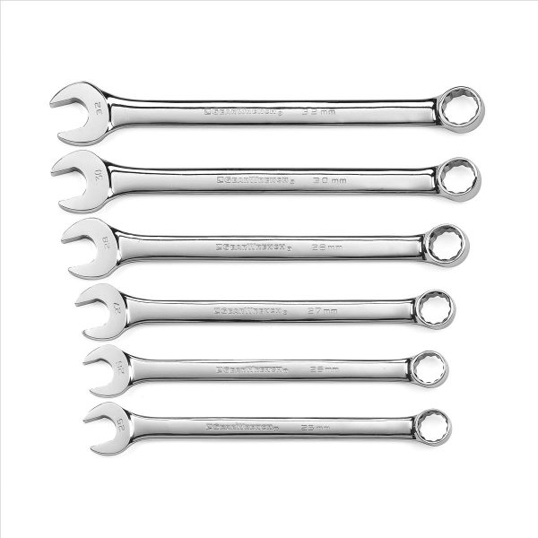 6 Piece Large Add-On Comb Wrench Set Metric