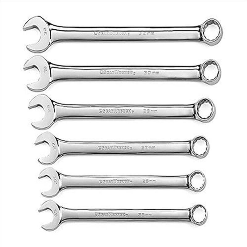 6 Piece Large Add-On Comb Wrench Set Metric - Image 3