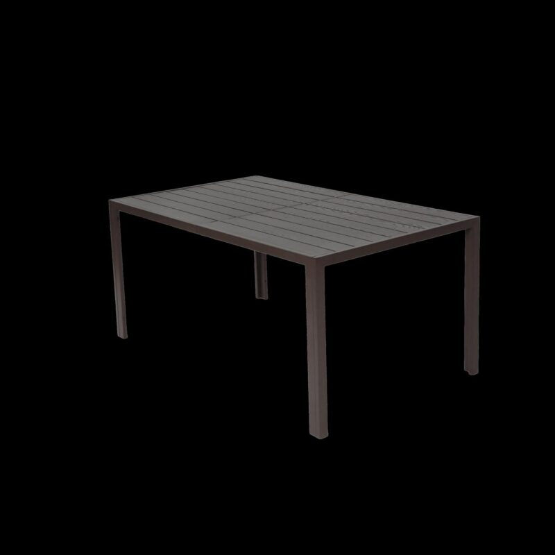 7 Pieces Patio Dining Set,Outdoor Dining Set,Outdoor Furniture Table and 6 Textilene Chairs for Garden Backyard Deck,Brown - Image 5