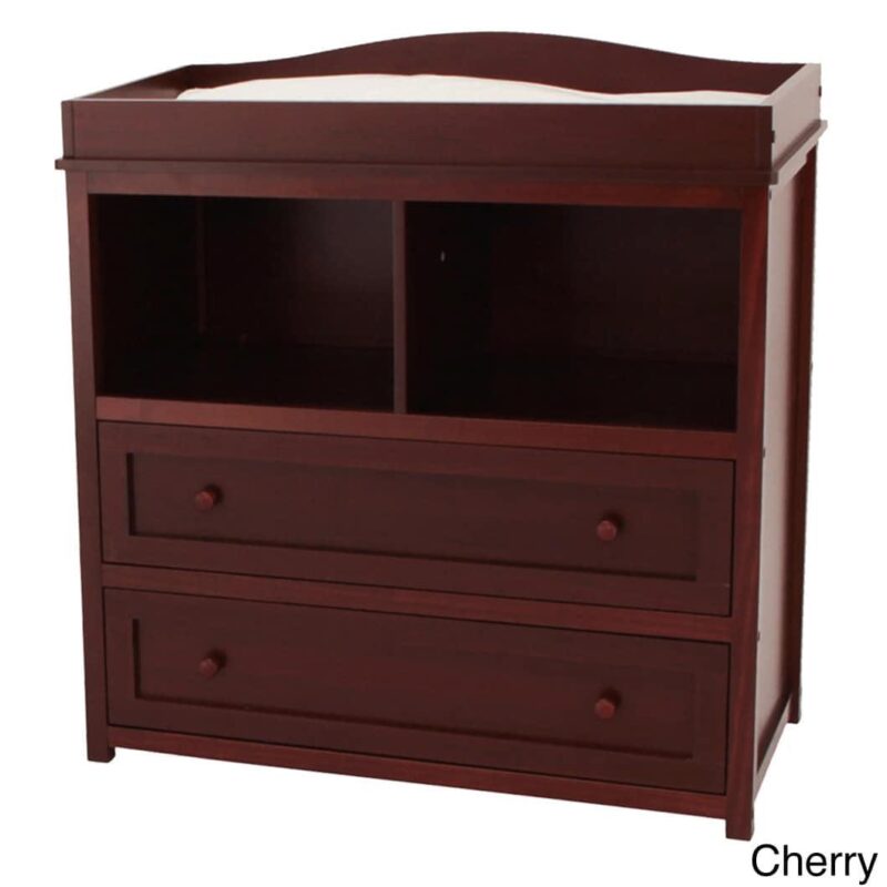 AFG Baby Furniture Leila 2-Drawer Changing Table, Gray - Image 2