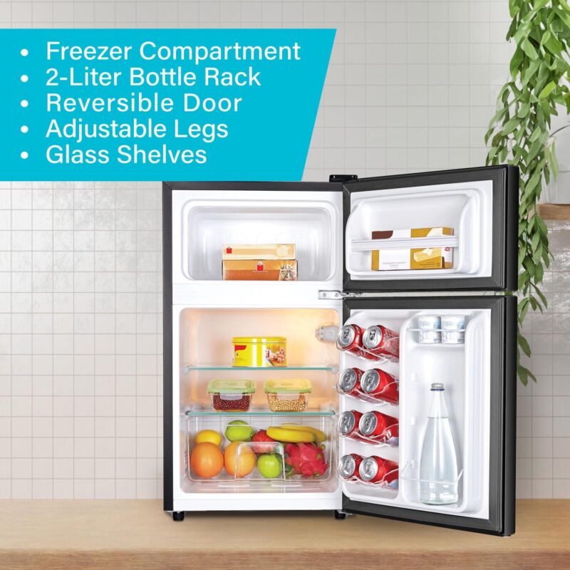 ARCTIC WIND 3.3-Cu. Ft. Energy Star Compact Refrigerator with Top Mount Freezer 115V - Image 5