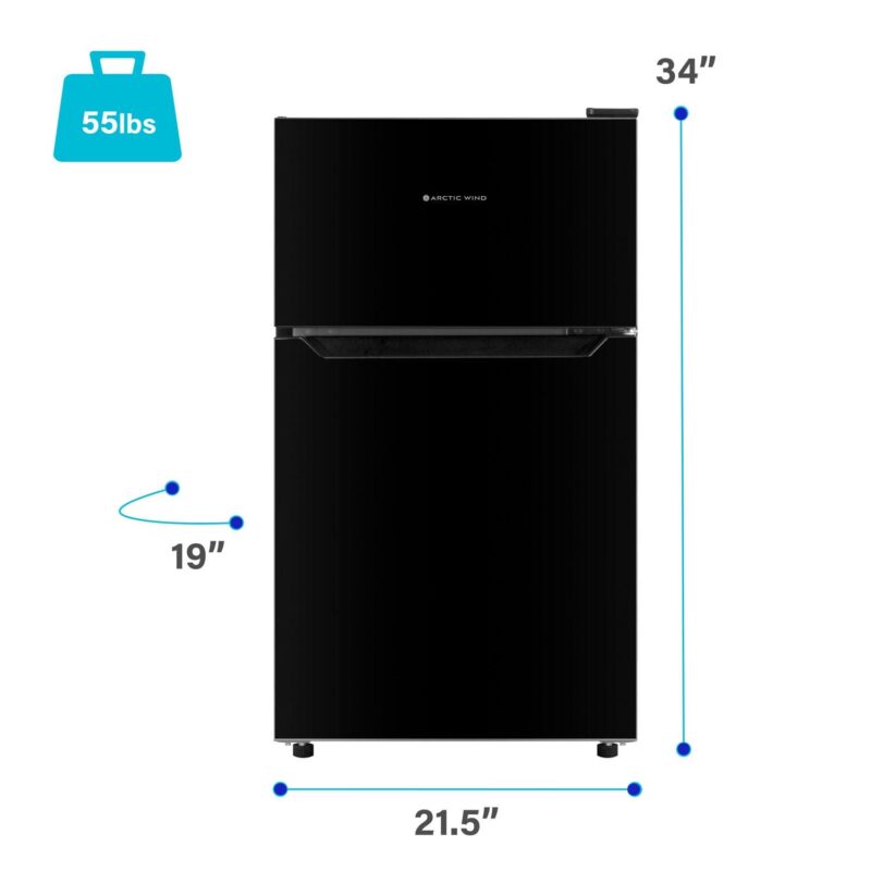 ARCTIC WIND 3.3-Cu. Ft. Energy Star Compact Refrigerator with Top Mount Freezer 115V - Image 2