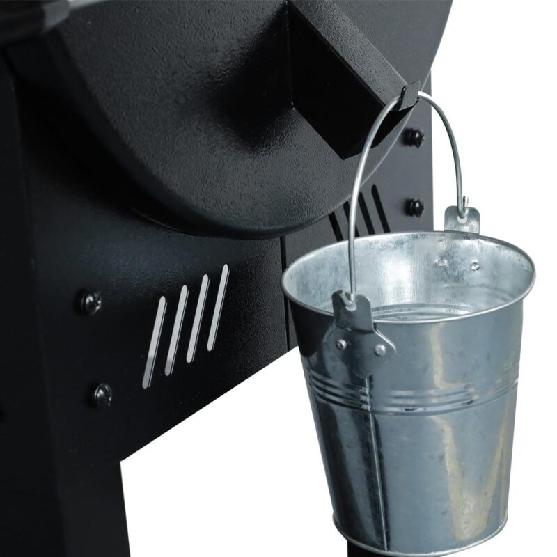 ASMOKE AS700P 700 sq. in. Skylights Wood Pellet Grill Smoker 8 in 1 BBQ - Black - Image 9