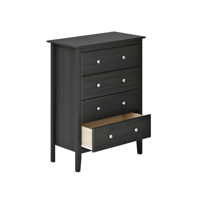 Adeptus Solid Wood Easy Pieces 4 Drawer Chest of Drawers - White - Image 11
