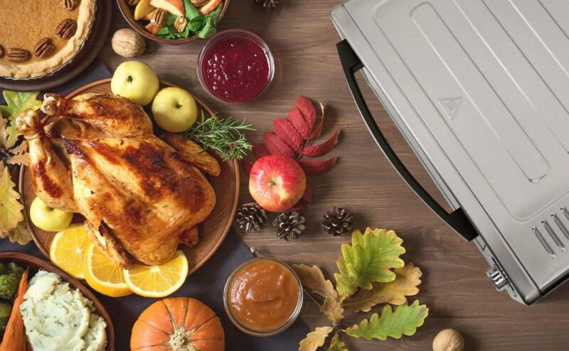 Air Fryer Toaster Oven 12-in-1 Countertop Oven with Speedy Convection, Large 34 QT Capacity, 1750W, Stainless Steel - Gray - Image 7