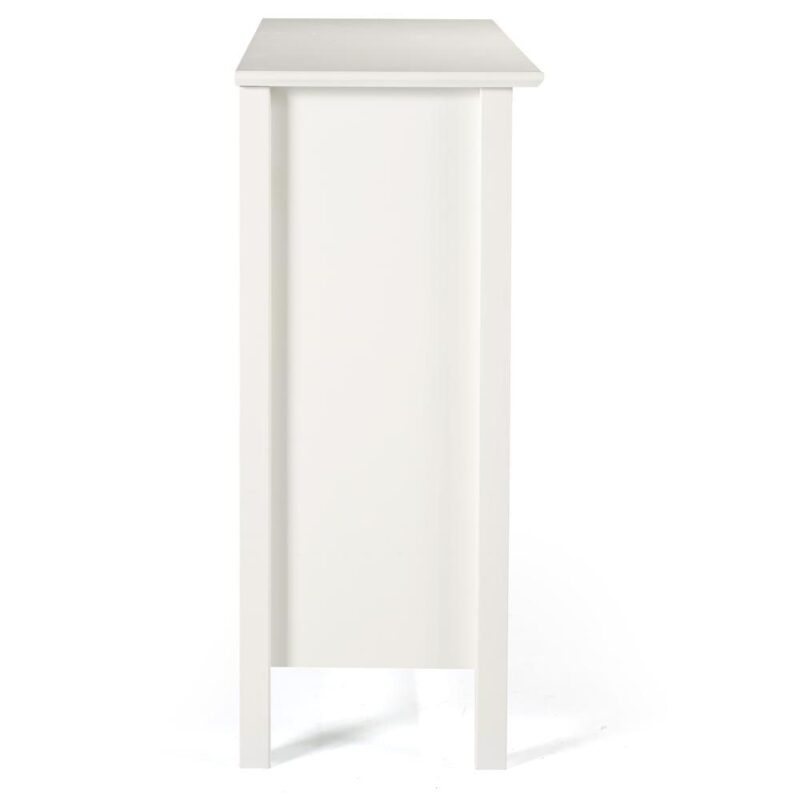 Alaterre Furniture Simplicity Kids Under Window Bookcase, Durable Brazilian Pine and Pine Veneer, Adjustable Shelves, White - Image 8