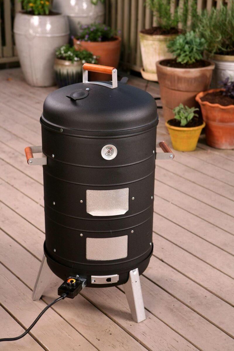 Americana 2-in-1 Electric Combination Water Smoker - Image 6