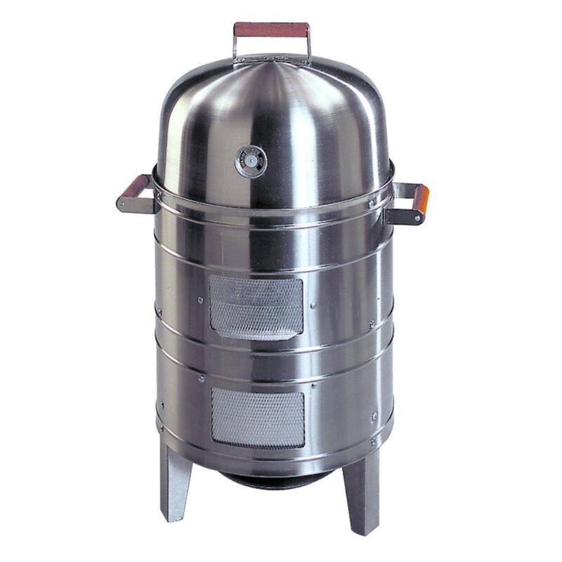 Americana Stainless Steel 351sq. inch Charcoal Water Smoker - Image 2