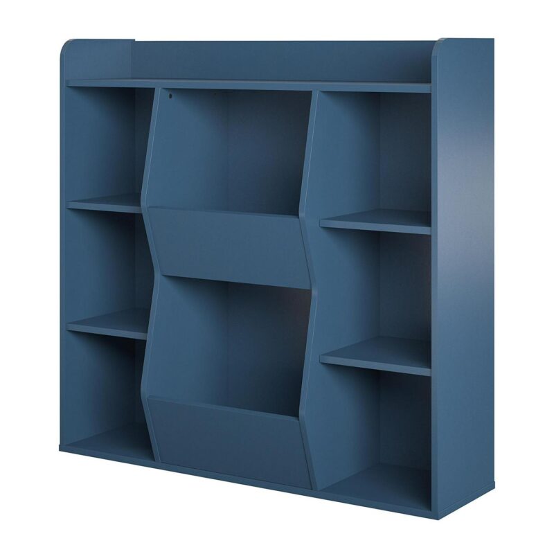 Ameriwood Home Charli Kids Large Toy Storage Bookcase, Navy - Image 2