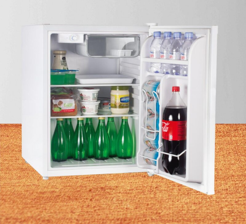 Arctic Chef 2.6 Cu Ft Single Door Mini Fridge, White - Image 3