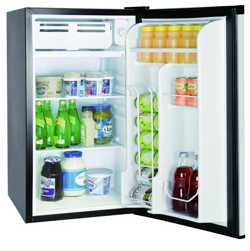 Arctic Chef 3.2 Cu. ft. Compact Refrigerator with Eraser Board Door, RFR326, Black - Image 3