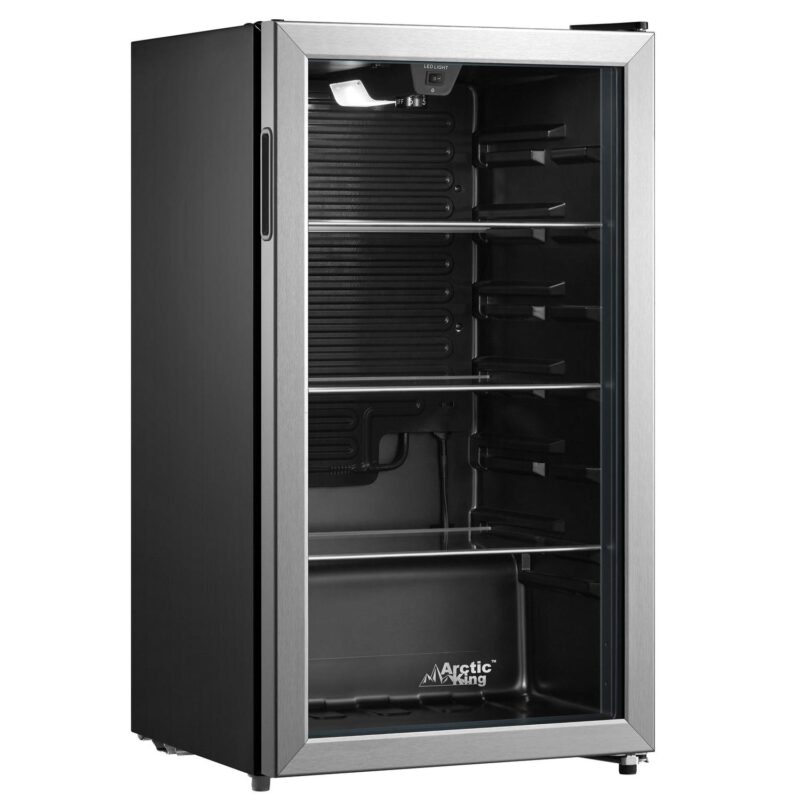 Arctic King 115-Can Beverage Fridge and Cooler, Stainless Steel Look, ARV115B1AST - Image 10