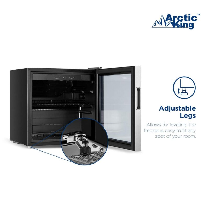 Arctic King 48-Can Stainless Steel Beverage Fridge and Cooler with Electrical Control, ARV48B1AST - Image 6