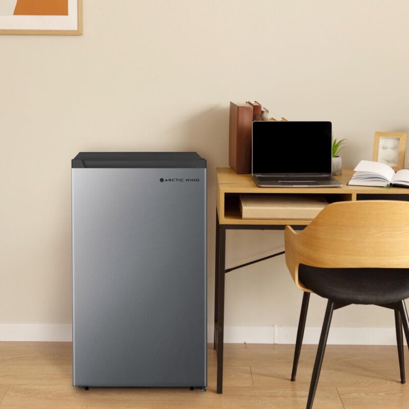 Arctic Wind New 4.4-Cu. ft. Standard Compact Refrigerator with Freezer Compartment, Silver, 2AW1SLF44A - Image 3