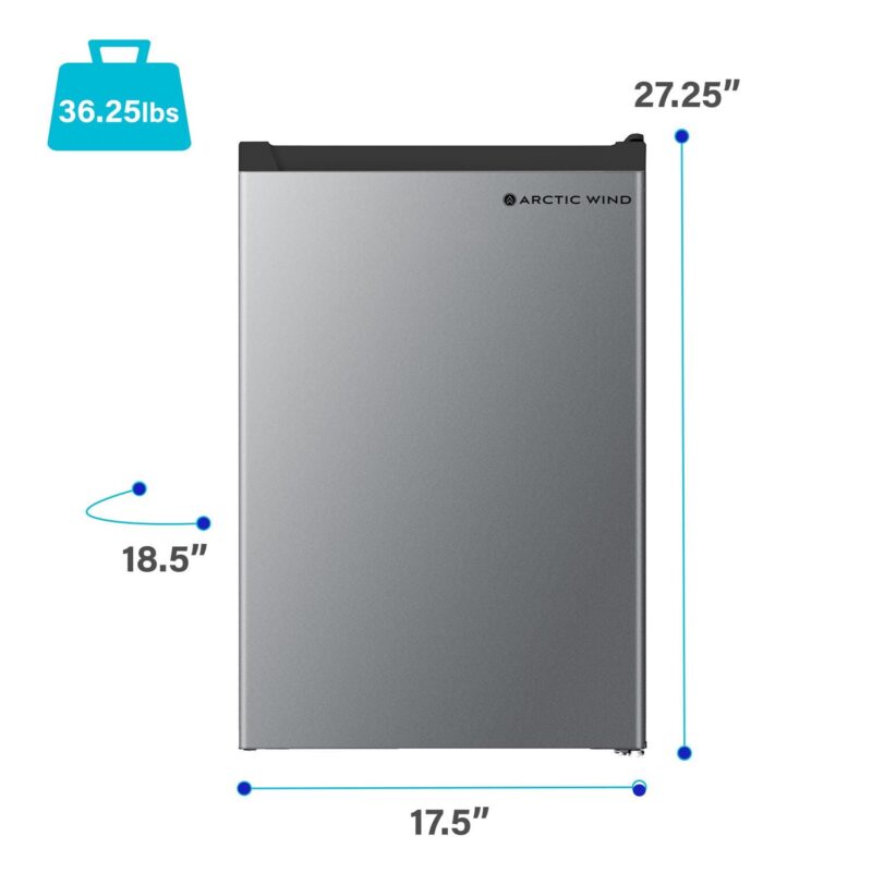 Arctic Wind New Standard 17.5 in W 2.6-Cu. ft. Energy Star Compact Refrigerator with Freezer - Image 2