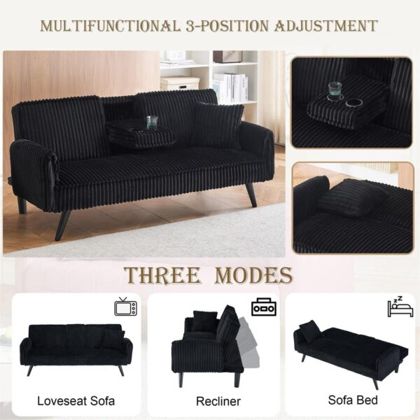 Aukfa Corduroy Futon 74292a0130dae36e607c299fc5223109