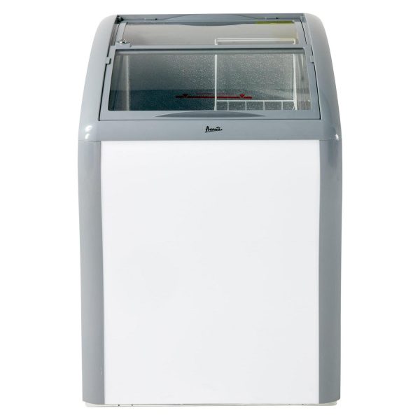 Avanti 4.2 cu ft 1-Glass Door Top-Freezer Refrigerator, Metal