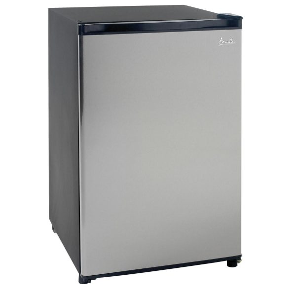 Avanti 4.4 cu ft 19-inch New Compact Single Door Refrigerator in Stainless Steel