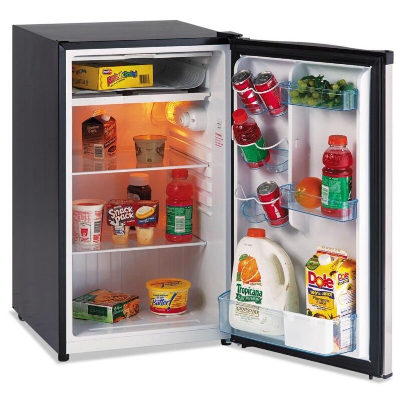 Avanti 4.4 cu ft 19-inch New Compact Single Door Refrigerator in Stainless Steel - Image 5