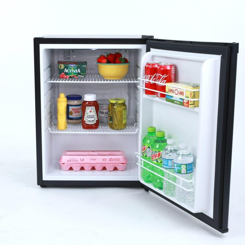 Avanti AR2416B 110V 2.2 Cubic Foot Compact Quiet Mini Fridge Refrigerator, Black - Image 4