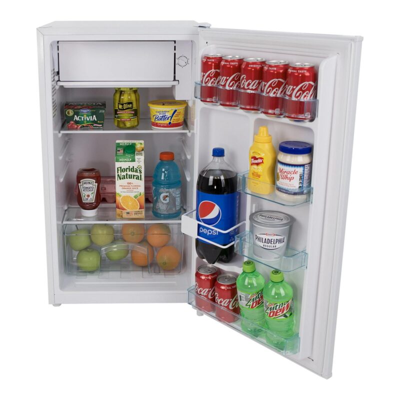 Avanti AVARM3306W 3.3 Cu Ft Compact Refrigerator w/ Chiller, White - Image 4